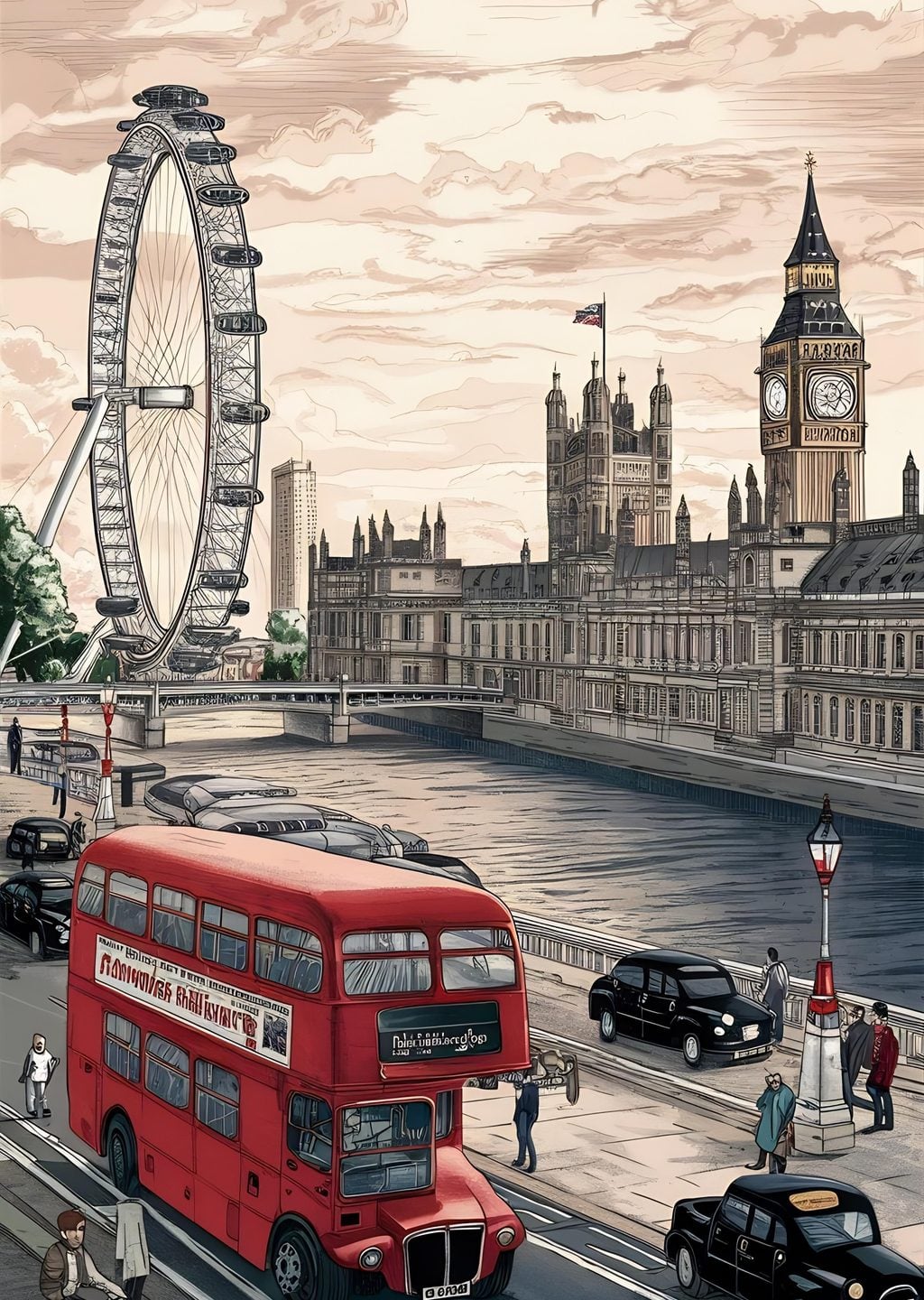 Londra: Big Ben ve Londra Gözü
