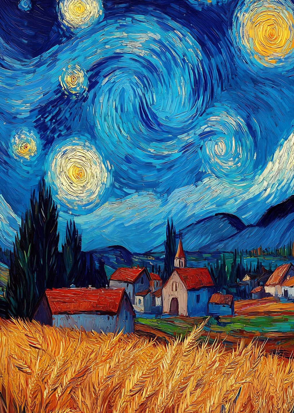 Van Gogh'un Gözaltına Çıkan Gök'ü