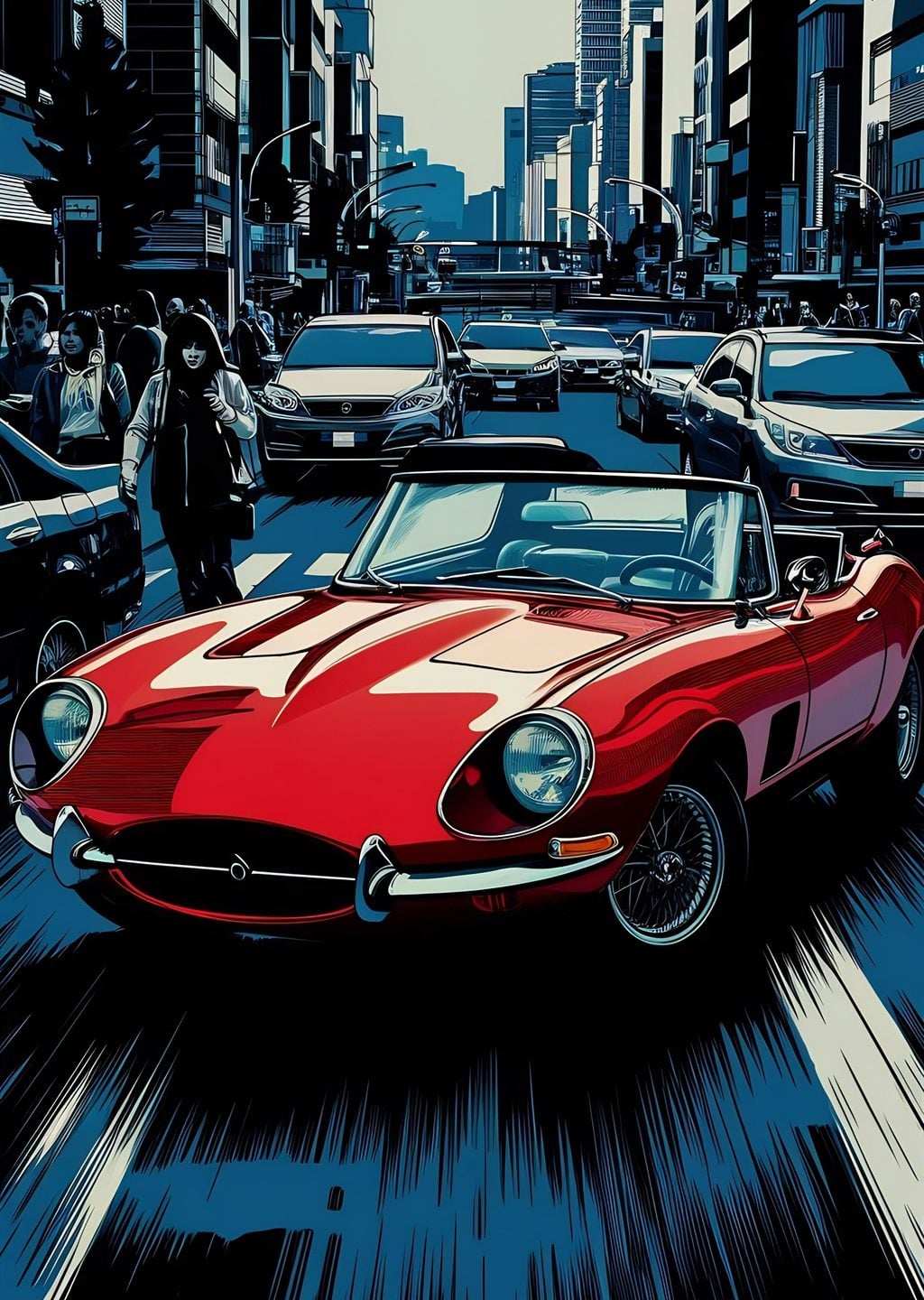 Jaguar E-Type: Şehir Işıkları