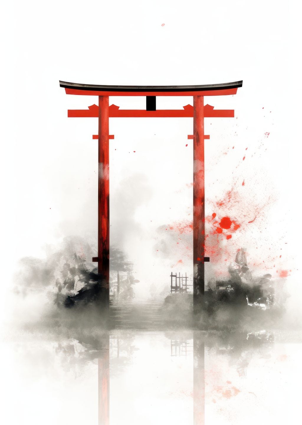Japon Torii Kapısı: Minimalist Sanat