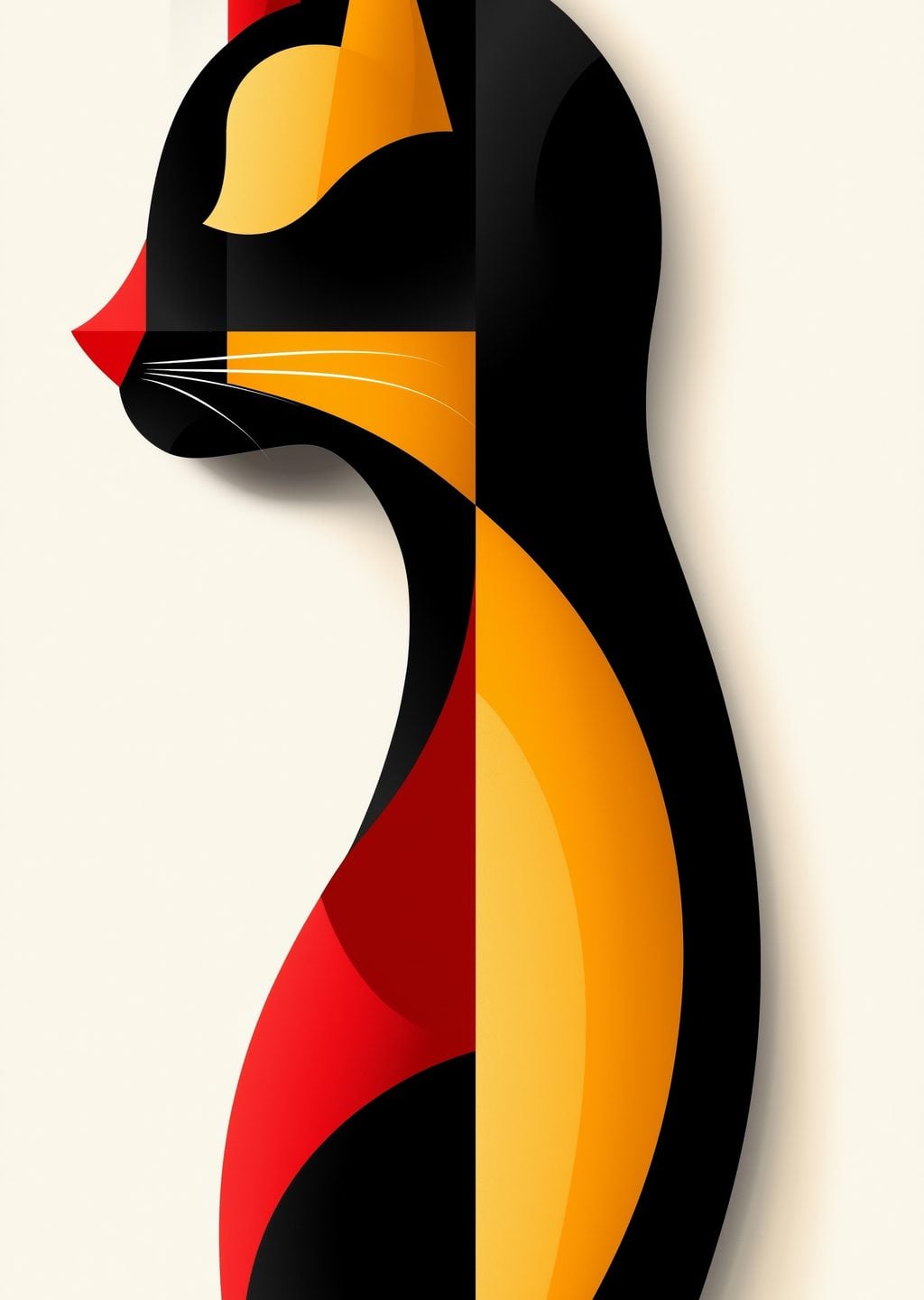 Soyut Kedi Tasarımı