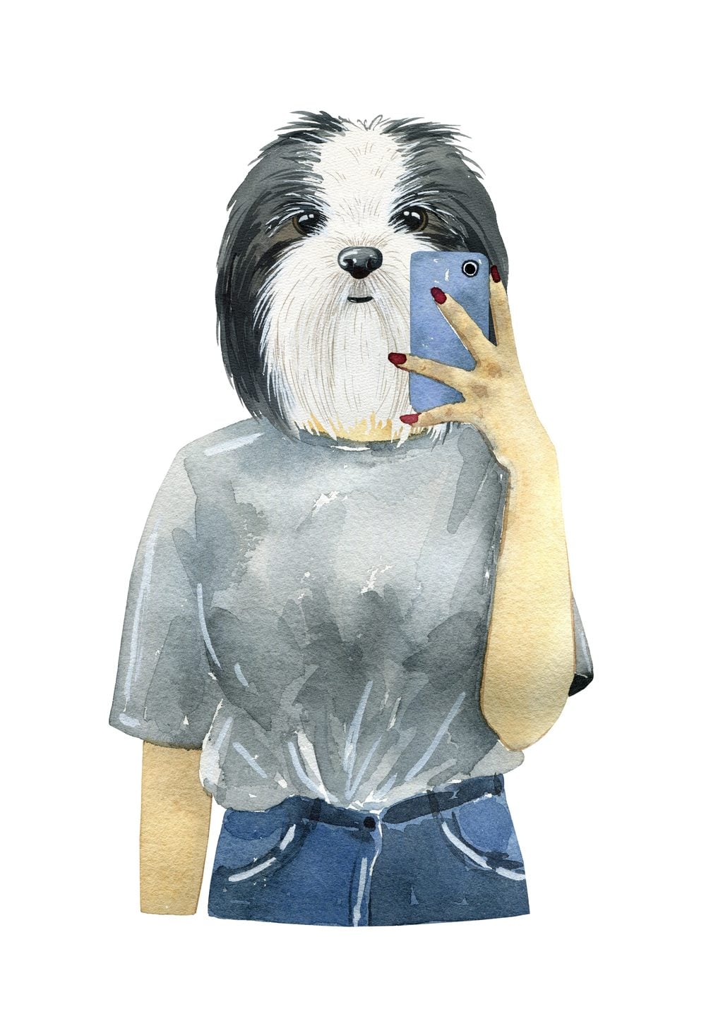 Evcil Hayvan Selfie'si: Sevimli Bir Karakter