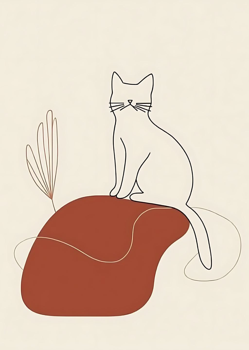 Sade Kedi Tasviri