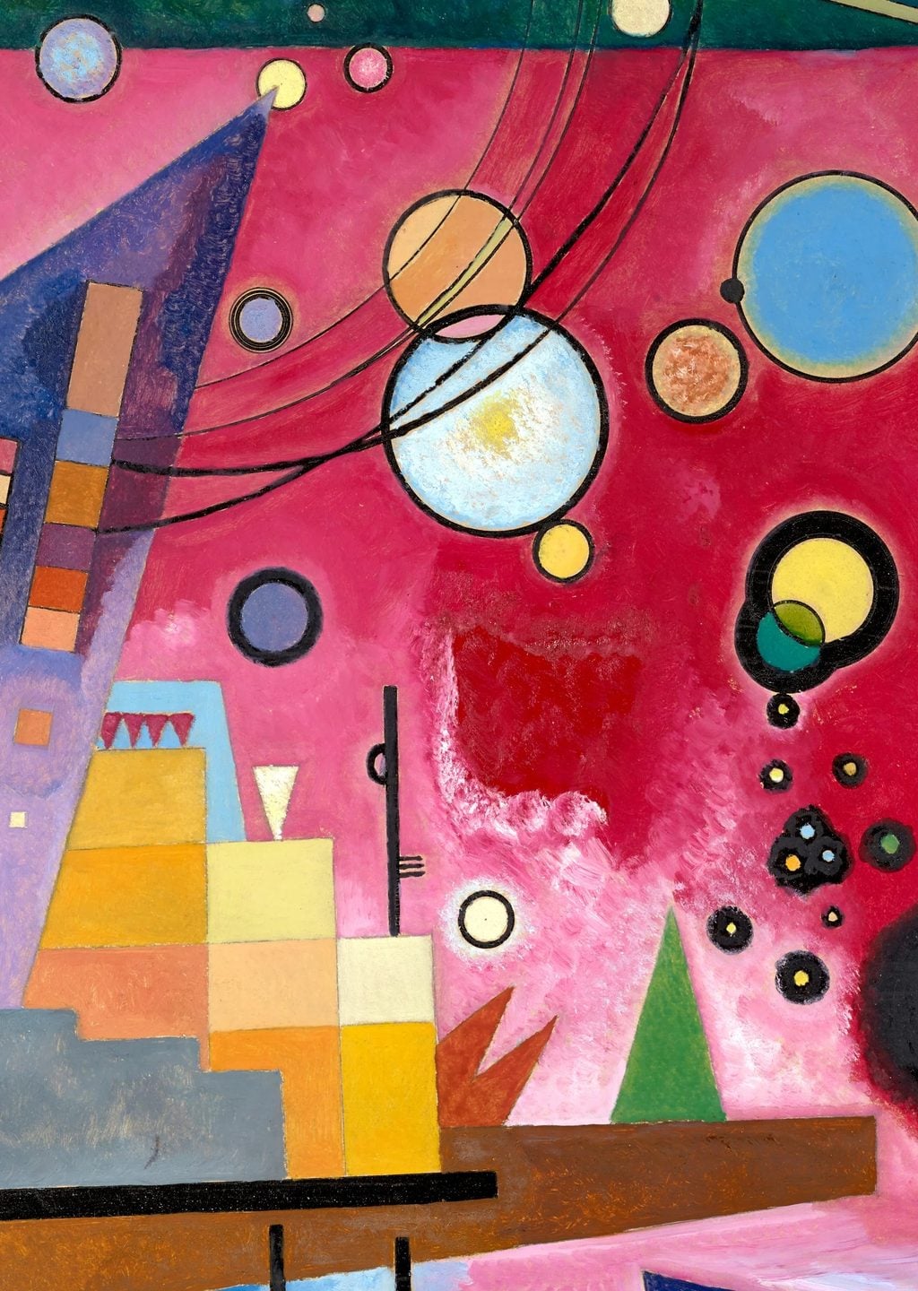 Wassily Kandinsky: Schweres Rot
