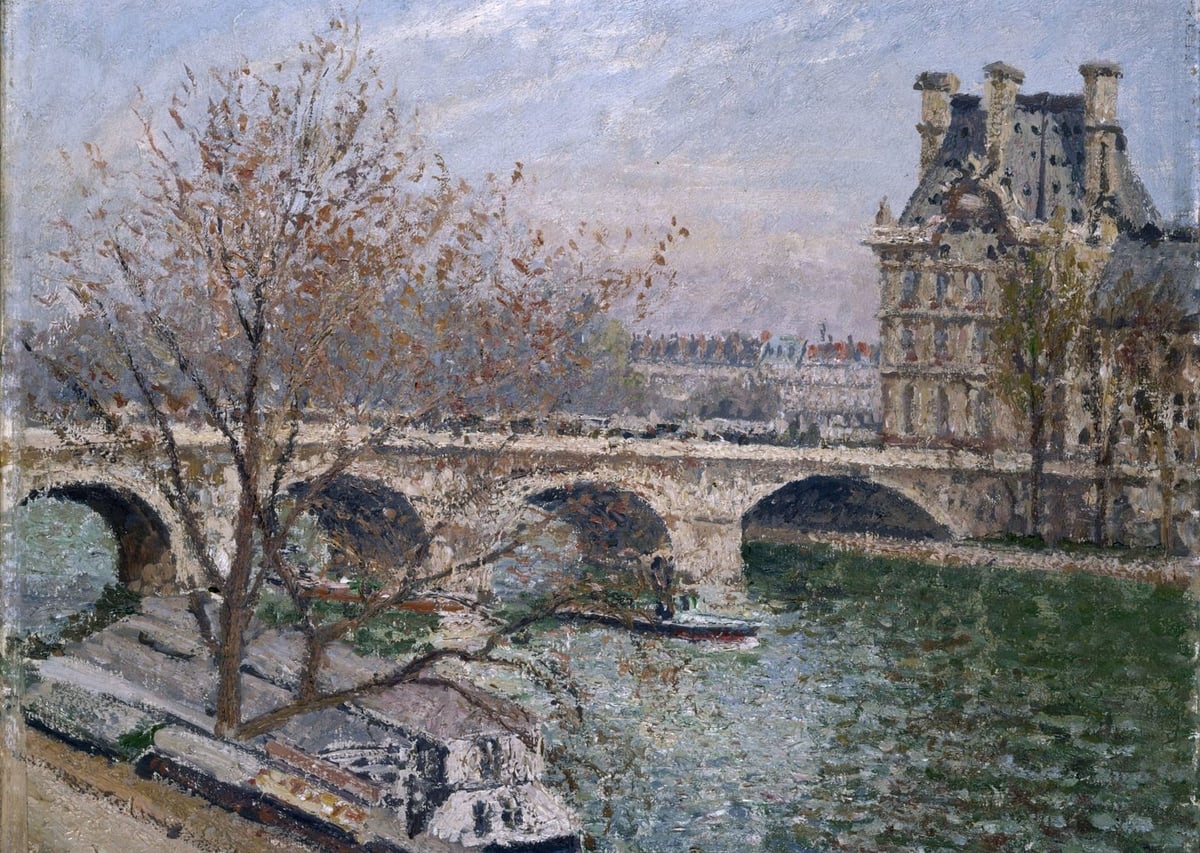 Pont Royal ve Pavillon de Flore